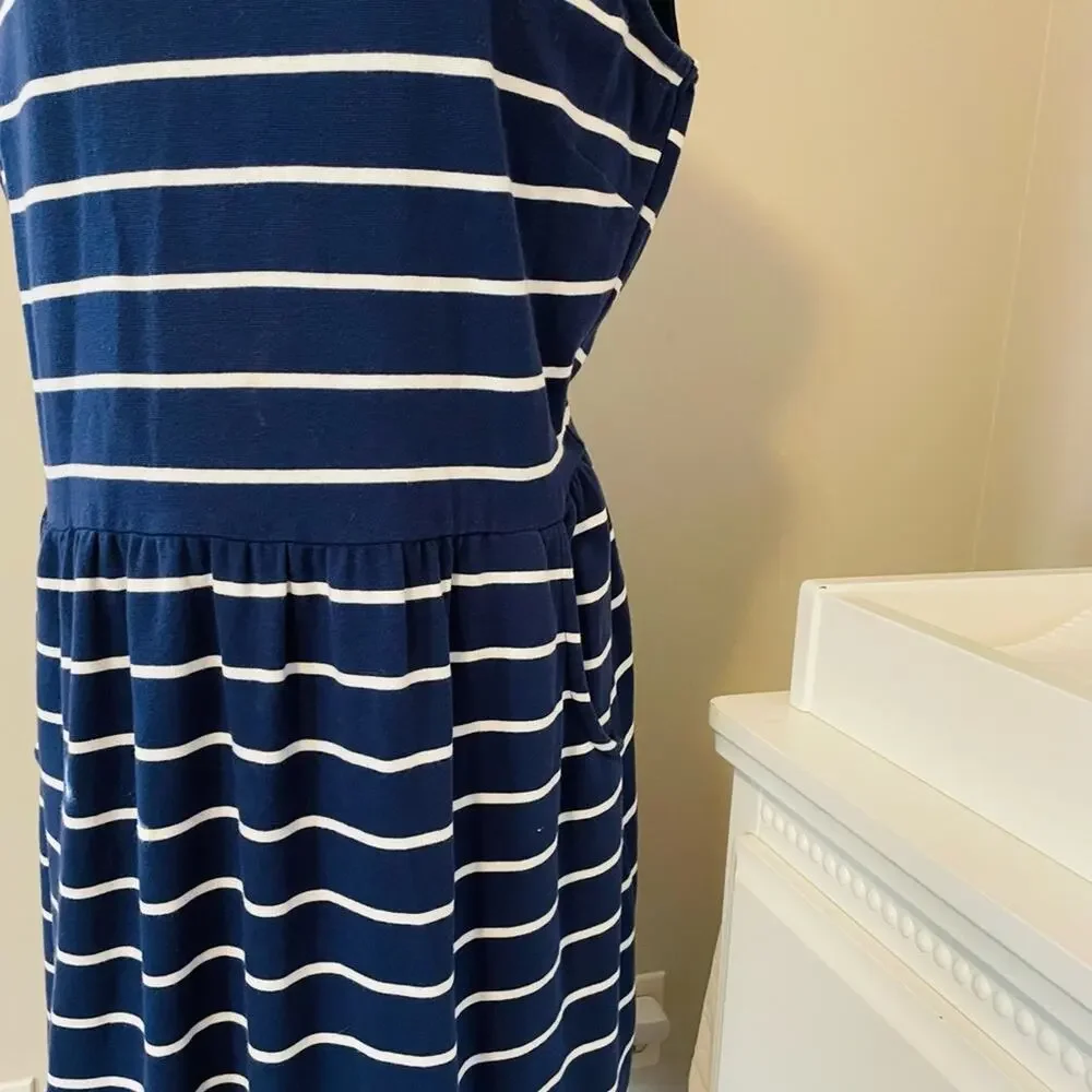 Garnet Hill Everyday Striped Knit Dress - Picture 4 of 7
